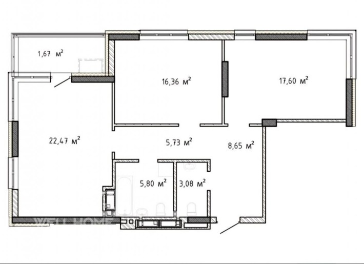 Продаж 3-кімнатної квартири,  Симоненка,  ЖК Крона Парк 2 Бровари - фото 1