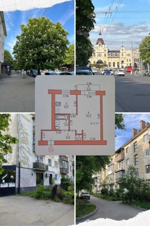 Продаж Квартира 1-кімнатна р-н ЖД вокзалу - фото 1