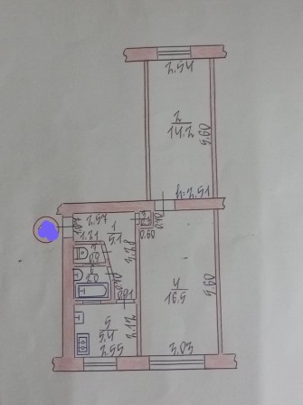 Продаж 2-х кімнатної квартири у центрі міста - фото 1