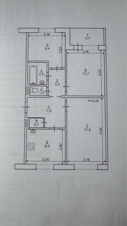 Продам 3х ком.квартиру ЧЕШКА ул.Содружества,ост.Юбилейная - фото 1