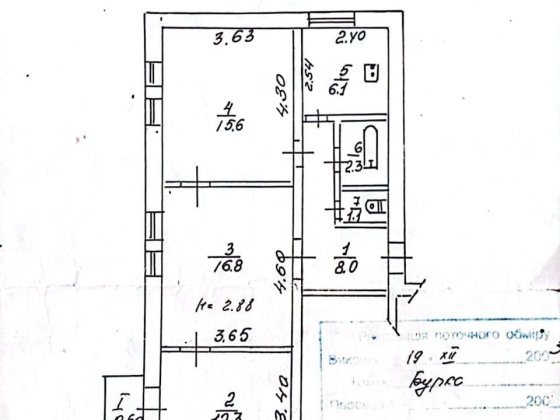 Продам 3кімнатну площа Володимира Великого(Артема) Кривой Рог
