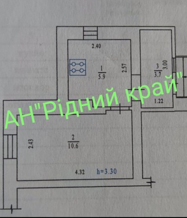Без комісії! Терміново продаємо дешево компактну  1 квартиру в центрі. - фото 1