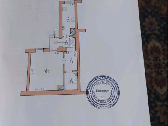 1 кімнатна квартира в центрі міста Черновцы