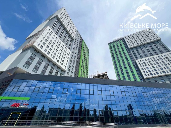 Без %, 1к квартира, 33 м2, ЖК Olympik Park, Бажана пр-т 17 - фото 1