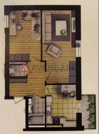 Продам 2к квартиру ЖК Олимпийский - создайте интерьер под себя - фото 1