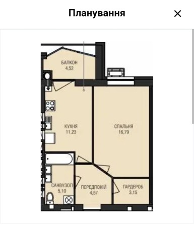 Продаж 1к квартири у сучасному ЖК Аристократ - фото 1