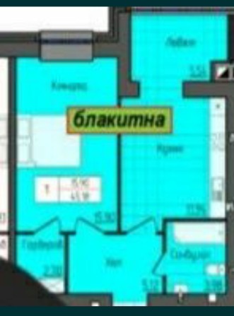 1 кімн квартира  ЖК  ДОМБРОВСЬКИЙ - фото 1