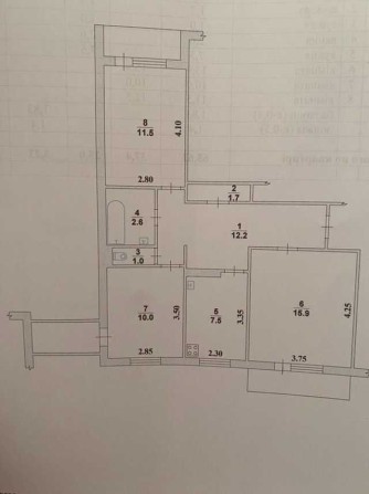 Продаж 3-х кімнатної квартири , вулиця Бориса Тена  , гарний стан. - фото 1