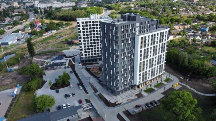 Готова видова квартира, 42.9 м2, без комісії, 5 поверх. Забудовник - фото 1