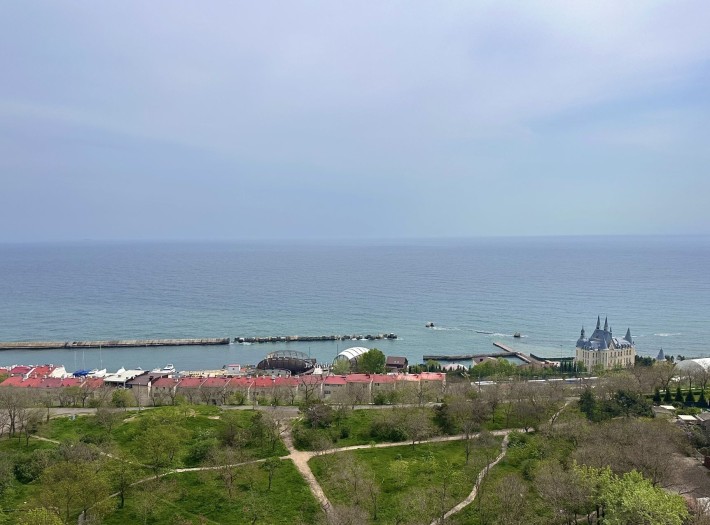 Панорама моря Квартира ЖК Руслан и Людмила Литературная 8 ст Б.Фонтана - фото 1