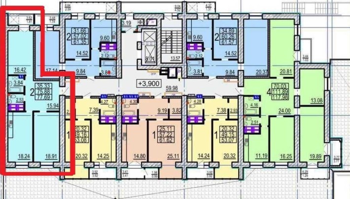 39000$ ДОМ СДАН! Продам 2 комн. квартиру 78 м2 ЖК Овис, Клочковская AB - фото 1