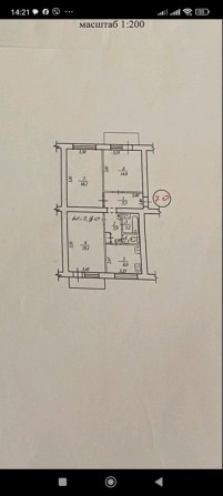 Продам 3 к. кв. ,,сталинка" 5/5, метро ,,Дворец спорта" - фото 1