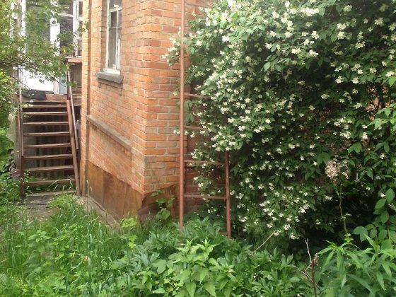 Пiвдома  з давнiм ремонтом з огроженою терiторiею12.5соток. Високий