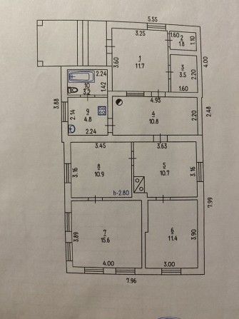 Обмен дома на 1,2-комнатную квартиру в центре или продажа - фото 1