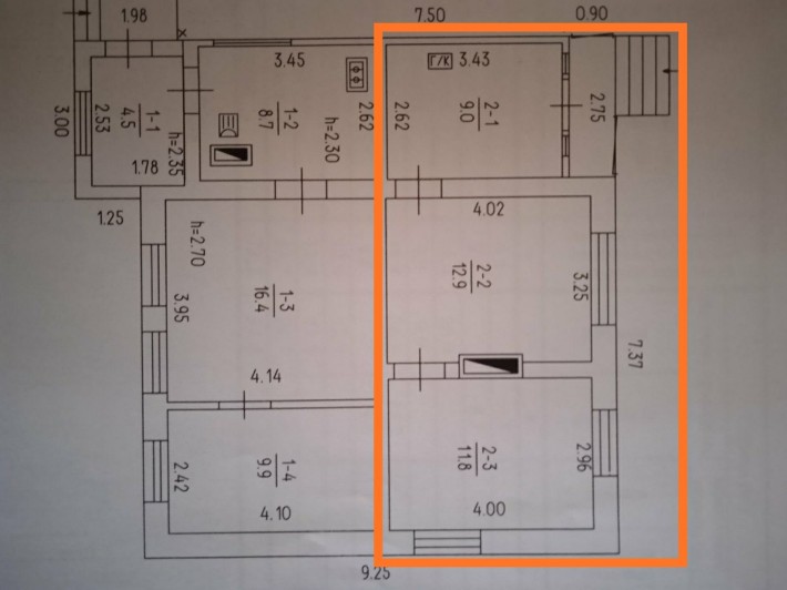 Продам 1/2 будинку з газом, р-н Кут, вул. Орєшкова - фото 1