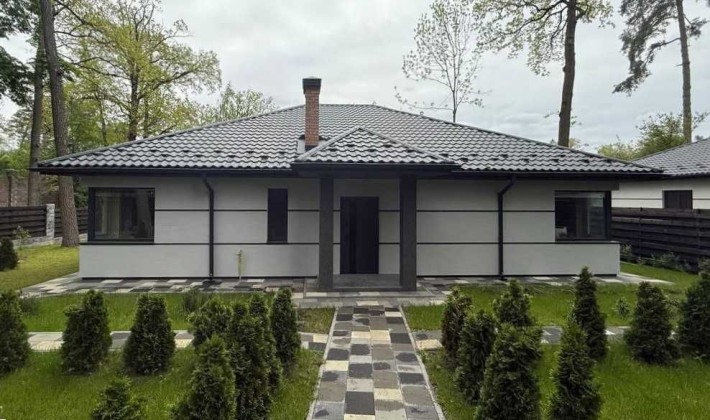 Продаж нового будинку 150м2, 3 кімнати, 7,5соток.В оточені лісу.ID:485 - фото 1