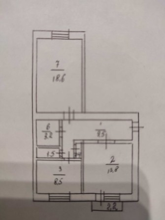 Продається кімната 14м2 - фото 1