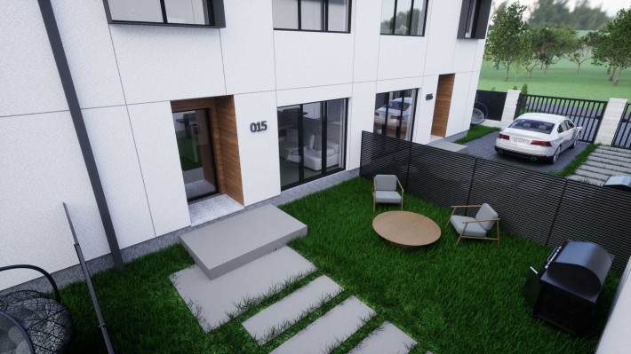 Продаж енергоефективний таунхаус, квартира 61м2 з двориком Троєщина - фото 1