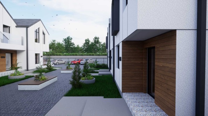 Продаж таунхаусу 61м2 з двориком, 3 км від Києва, Погреби, Троєщина - фото 1