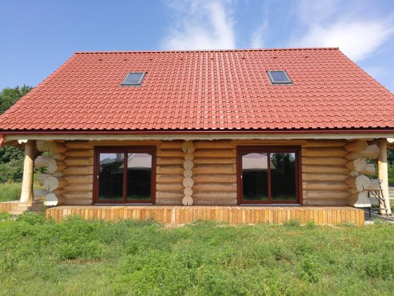 Дикий зруб новий 179м2, Яр (Баварія, зуп. Бібліотека) Полтава