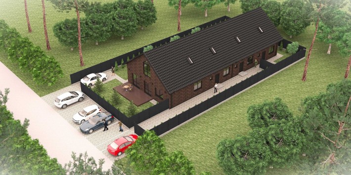 Продаж таунхаус 100м2, 3 км, 2 паркомісця, Забудовник БАВАРСЬКА КЛАДКА - фото 1