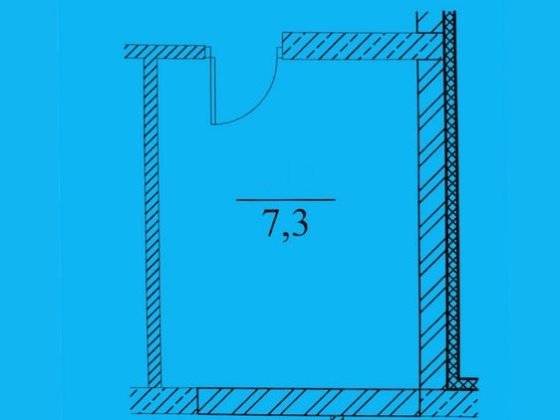 Оренда господарської кімнати 7,3 m2 комора, кладова, кладовка, склад Київ