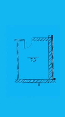 Оренда господарської кімнати 7,3 m2 комора, кладова, кладовка, склад - фото 1