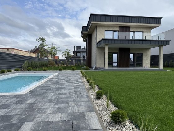 ‼️Новий мебльований ДІМ З БАСЕЙНОМ. 10 соток. Забудовник. Петропавловская Борщаговка