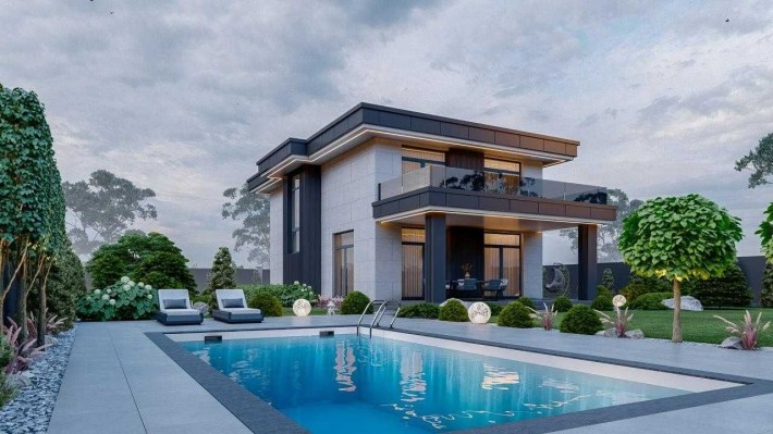 Продам сучасний БУДИНОК з терасою Петропавлівська Борщагівка - фото 1