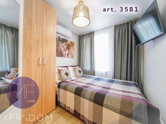 #35B1 Квартира в оренду подобово. метро Звіринецька. Печерськ Киев