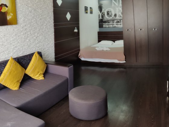 Аренда Аркадия посуточно спальня кровать диван 2+2 балкон море 500м Одеса