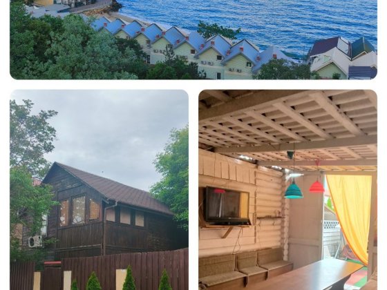 Сдам двухэтажный дом сруб посуточно в Совиньоне с беседкой моря 2 м Одеса