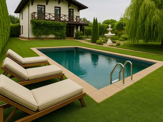 Будинок класу люкс ,поруч ліс, озера, сауна, все нове Брюховичи