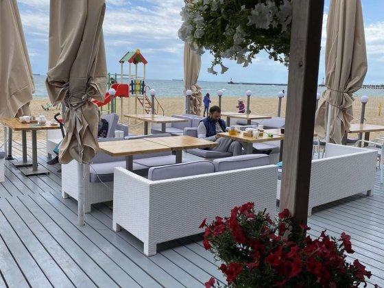 Дача у моря до 8 человек без спуска и лестниц Посейдон Бурлача Балка