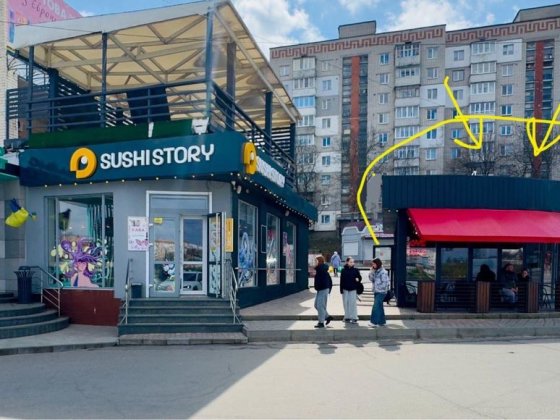 Стильне кафе Незалежності 57 , площа 60м2, біля Файно Маркет, Фонтани Умань