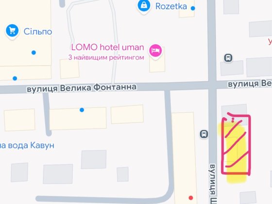 Комерційне приміщ/ центр Умані/ 330м2 Окремий будинок на власній землі Умань