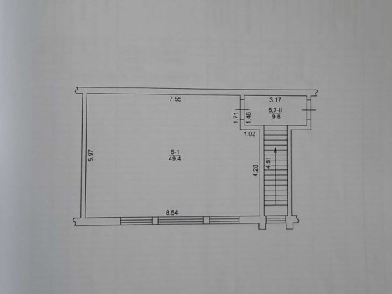 Продаж комерційного приміщення 56м2, Фасад, Таращанський Белая Церковь
