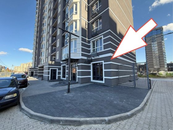 Фасадне приміщення, перший поверх, 15кВт. ЖК Гранд Бурже Буча