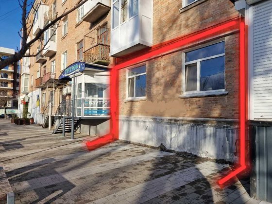 Продається приміщення в центрі міста  площею 53,5 кв.м Белая Церковь