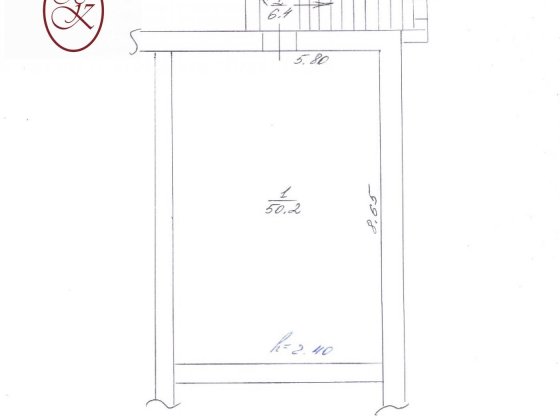 Продаж / приміщення, цокольний поверх- 50.2м2 Кременчук