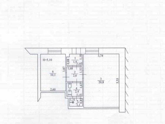 Нежитлові приміщення 38,9 м2, Кривий Ріг, вул. Десантна 8 Кривий Ріг