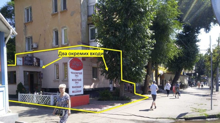 терміново 95 квартал приміщення 73 кв.м. червона лінія, два входи - фото 1