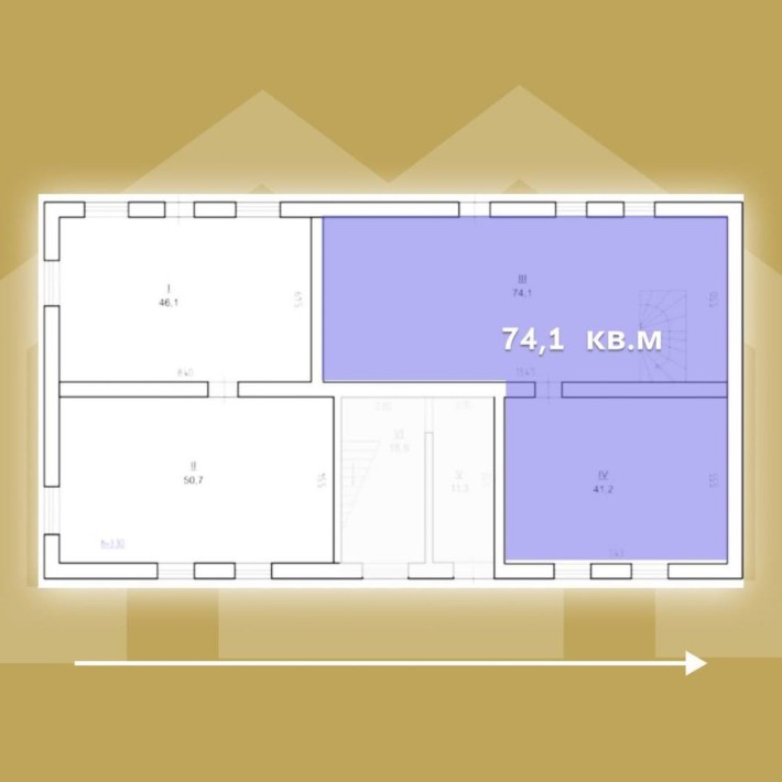 Комерція 74,1 кв.м, 1 поверх, новобудова, класна ціна і локація - фото 1