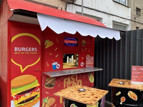 Павільйон для фастфуду/кави | кіоск | маф | готовий бізнес з локацією Ужгород