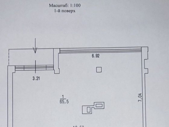 Фасадне прим. 65.5 м2 в центр.частині ,роза вулХрещатик-Шулежко Черкассы