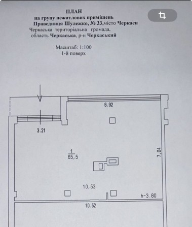 Фасадне прим. 65.5 м2 в центр.частині ,роза вулХрещатик-Шулежко - фото 1