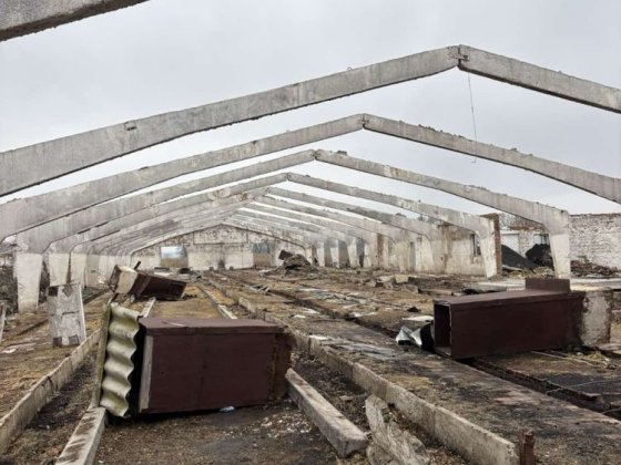 Ангар клюшечник 21 м, клюшки залізобетонні. Будівництво під ключ. Черкаси