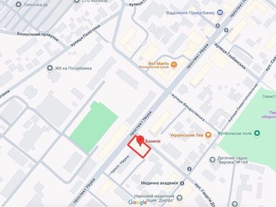 Продам ресторан с приватизированным участком пр Науки Гагарина Нагорка Дніпро