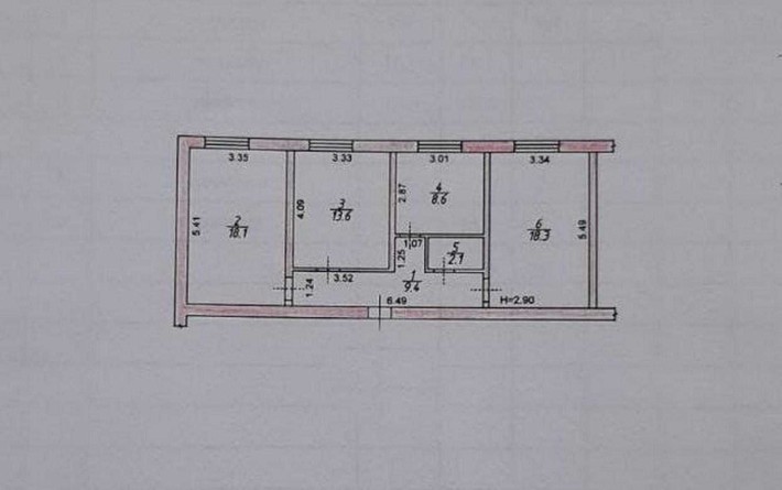 Продажа помещения без ремонта, 70м, ул. Кирпичная, Шевченковский - фото 1