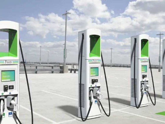 АЗС Электро, дизельная , газовая фасад. Гостомель